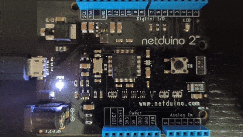 Netduino 2 Blinking LED